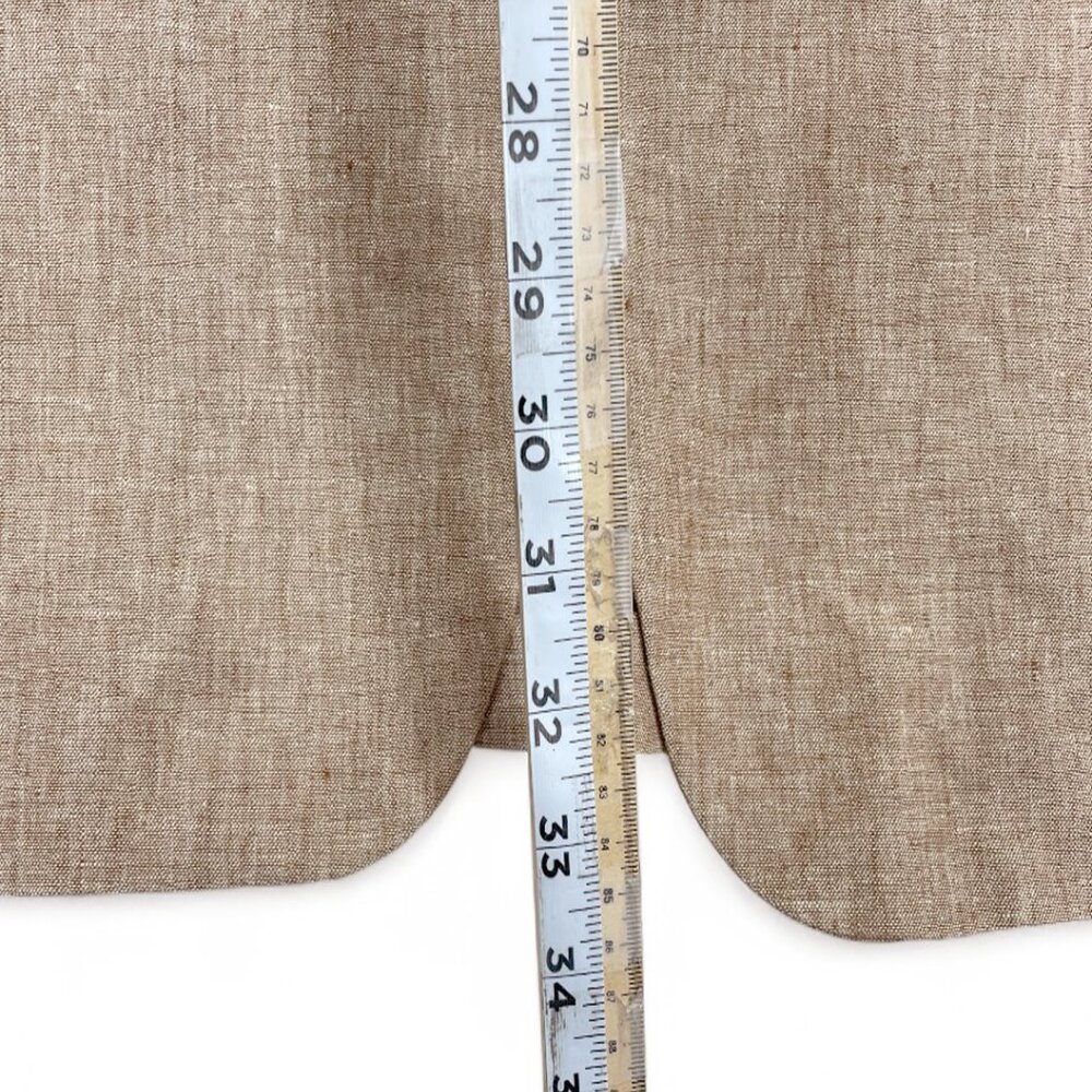 Ermenegildo Zegna Linen Italy Made Blazer Sport Coat Jacket Men's 44 L Long - Picture 9 of 11